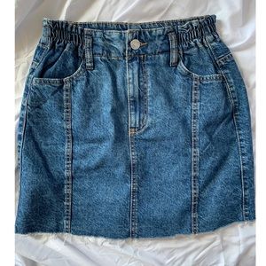 GARAGE high waisted denim skirt size XS NWOT